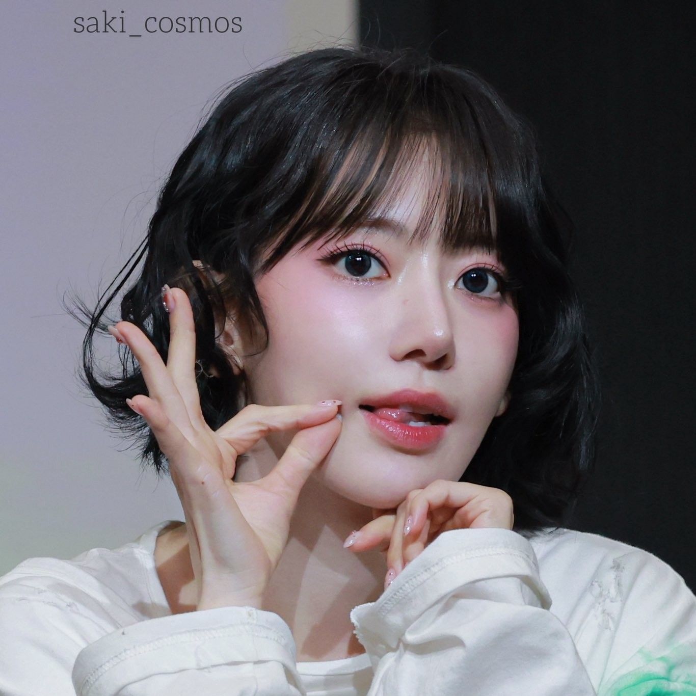 A moment captured by Sakura (LE SSERAFIM)'s fan