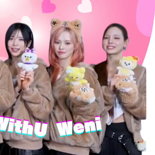 A moment captured by NiziU's fan