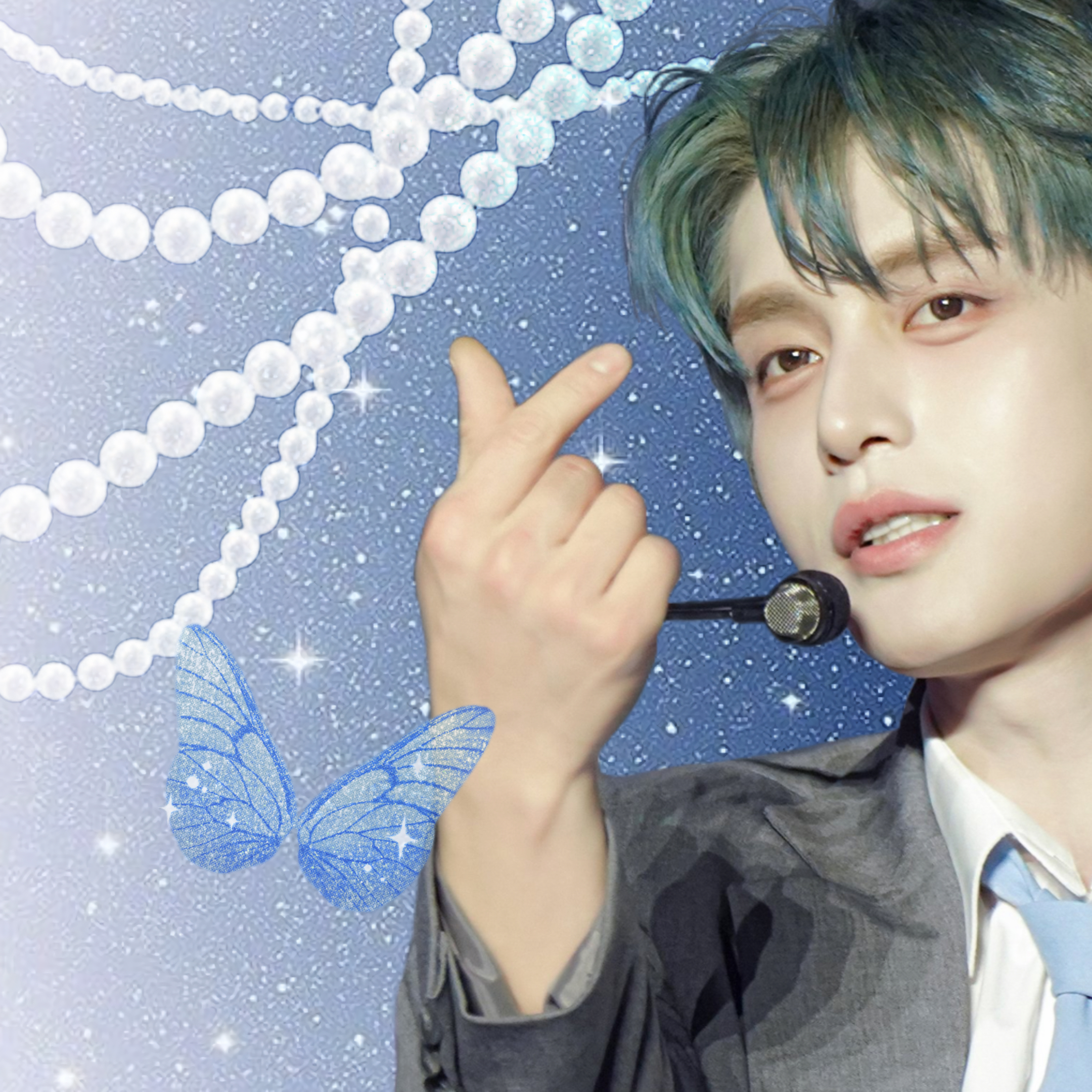 A moment captured by Kim Jiwoong (ZEROBASEONE)'s fan