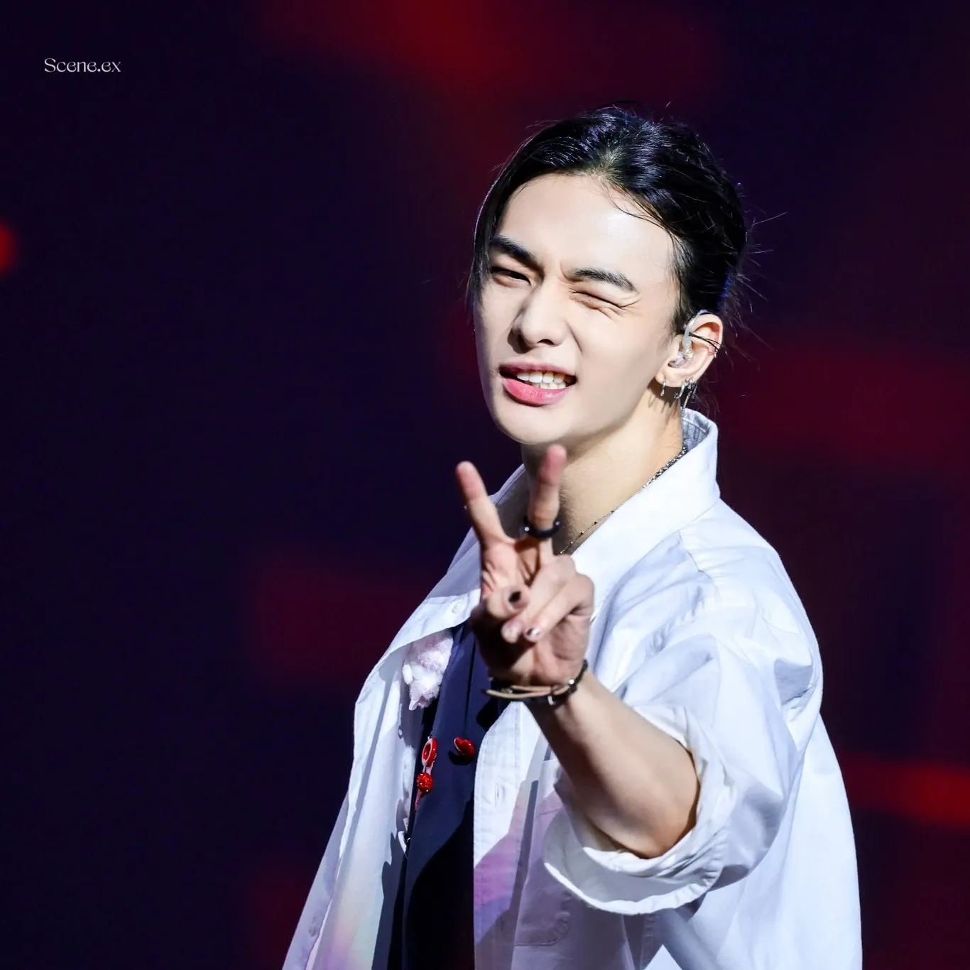 Recent activity shot of Hyunjin (Stray Kids)