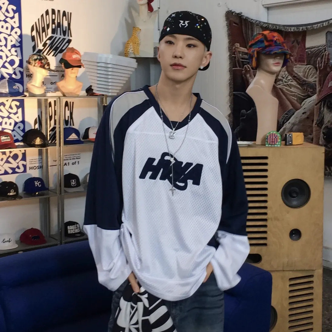 Recent activity shot of Hoshi (SEVENTEEN)