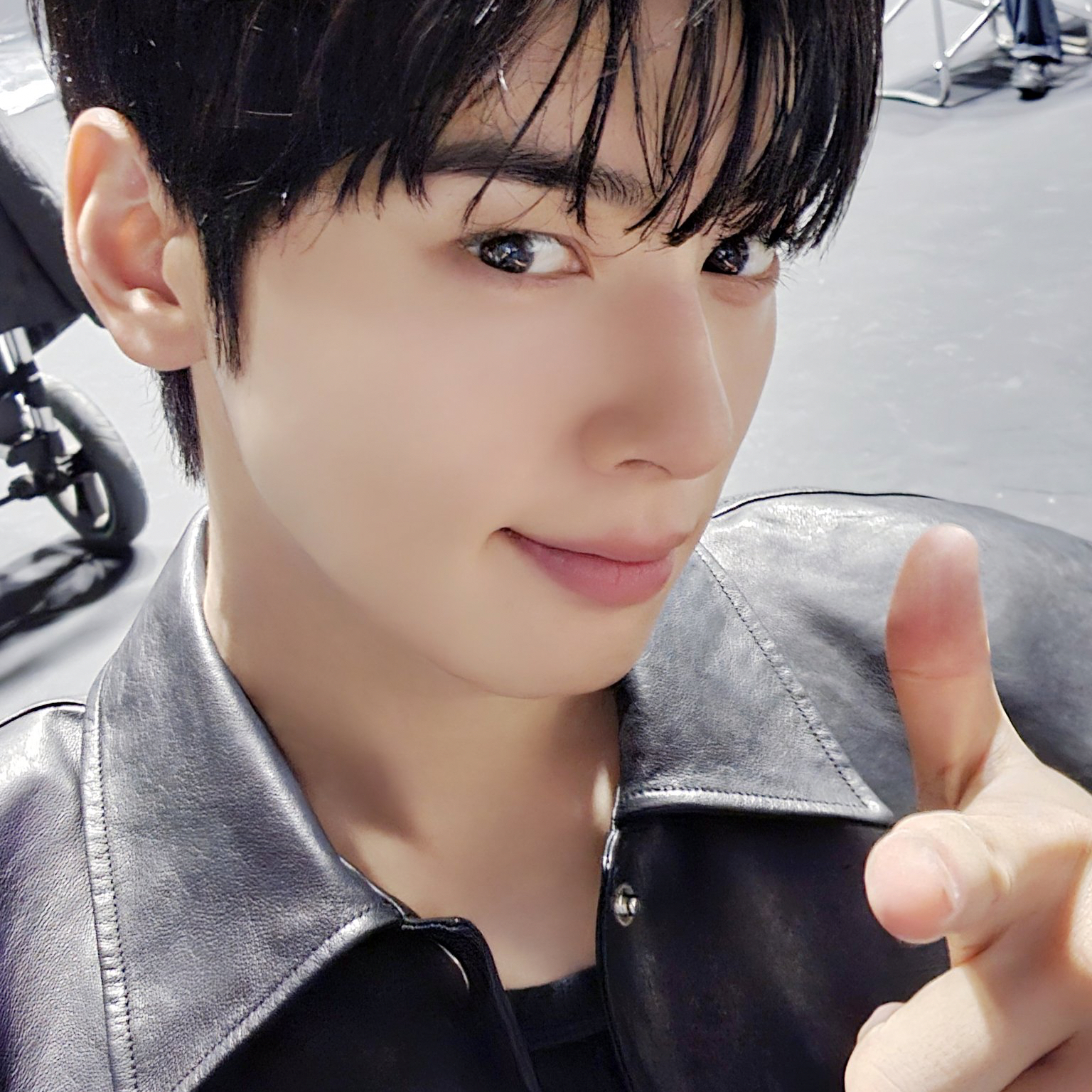 Recent activity shot of Eunwoo (ASTRO)