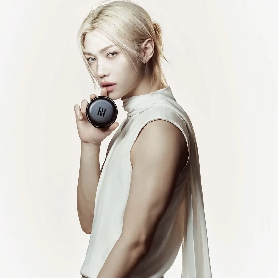 A moment captured by Stray Kids's fan