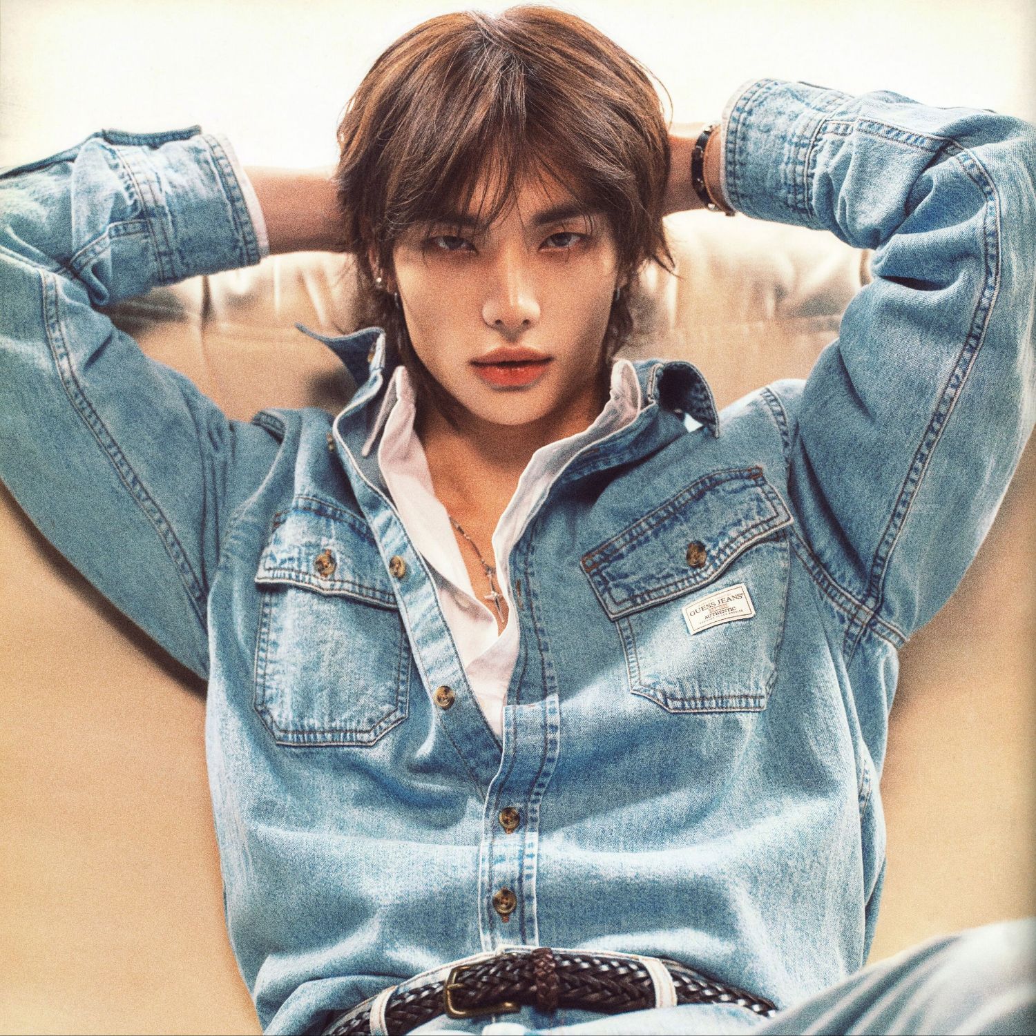 Recent activity shot of Hyunjin (Stray Kids)