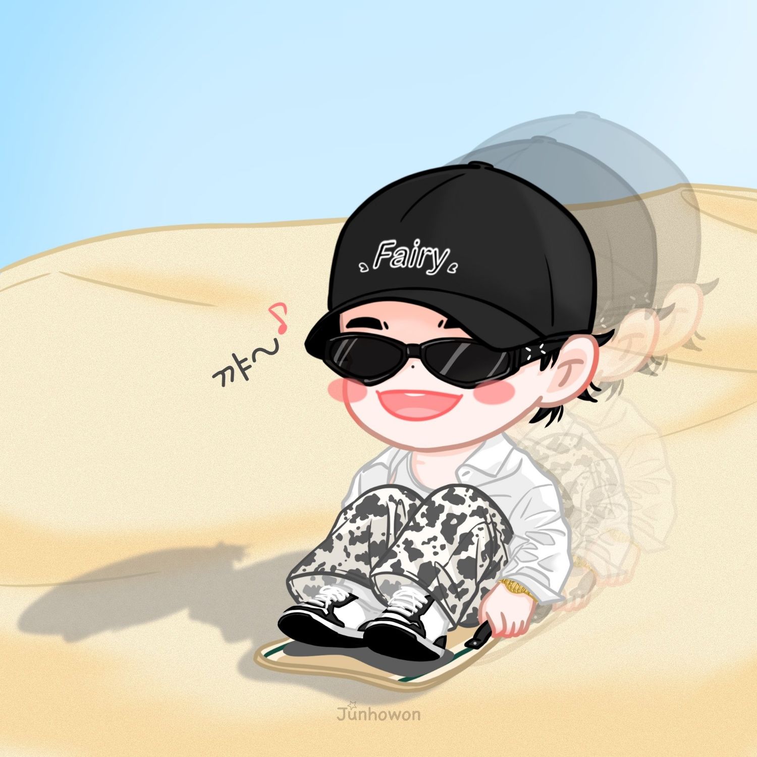 Recent activity shot of Junho (2PM)