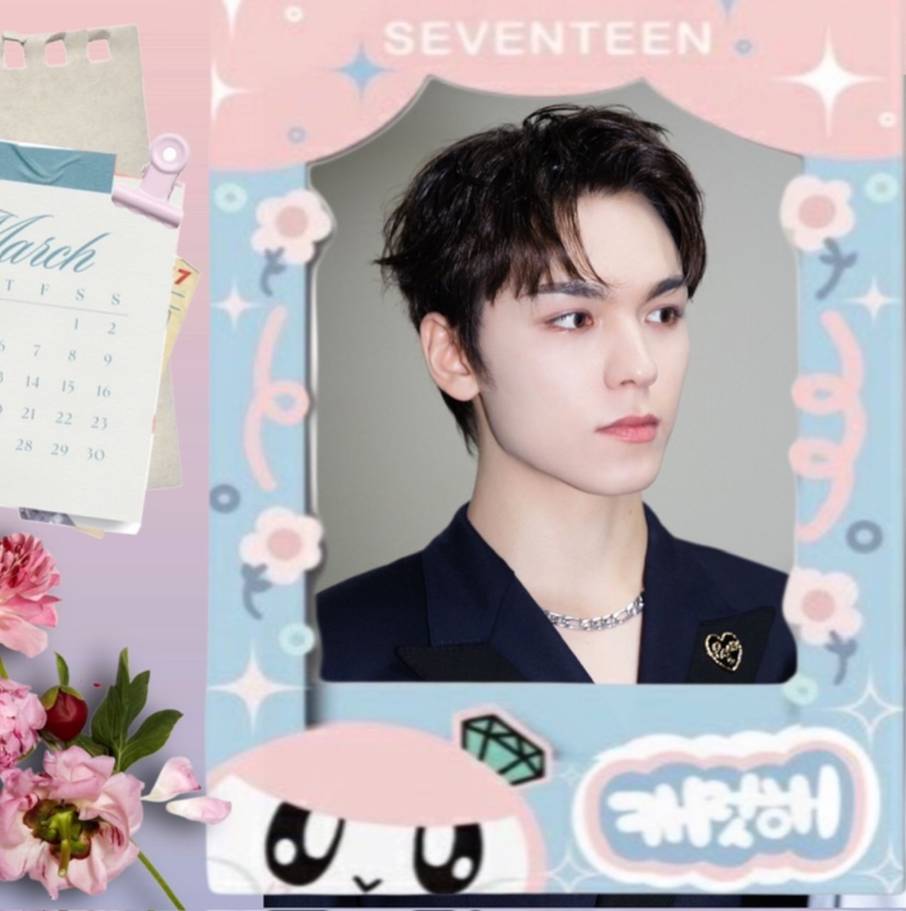 Recent activity shot of Vernon (SEVENTEEN)