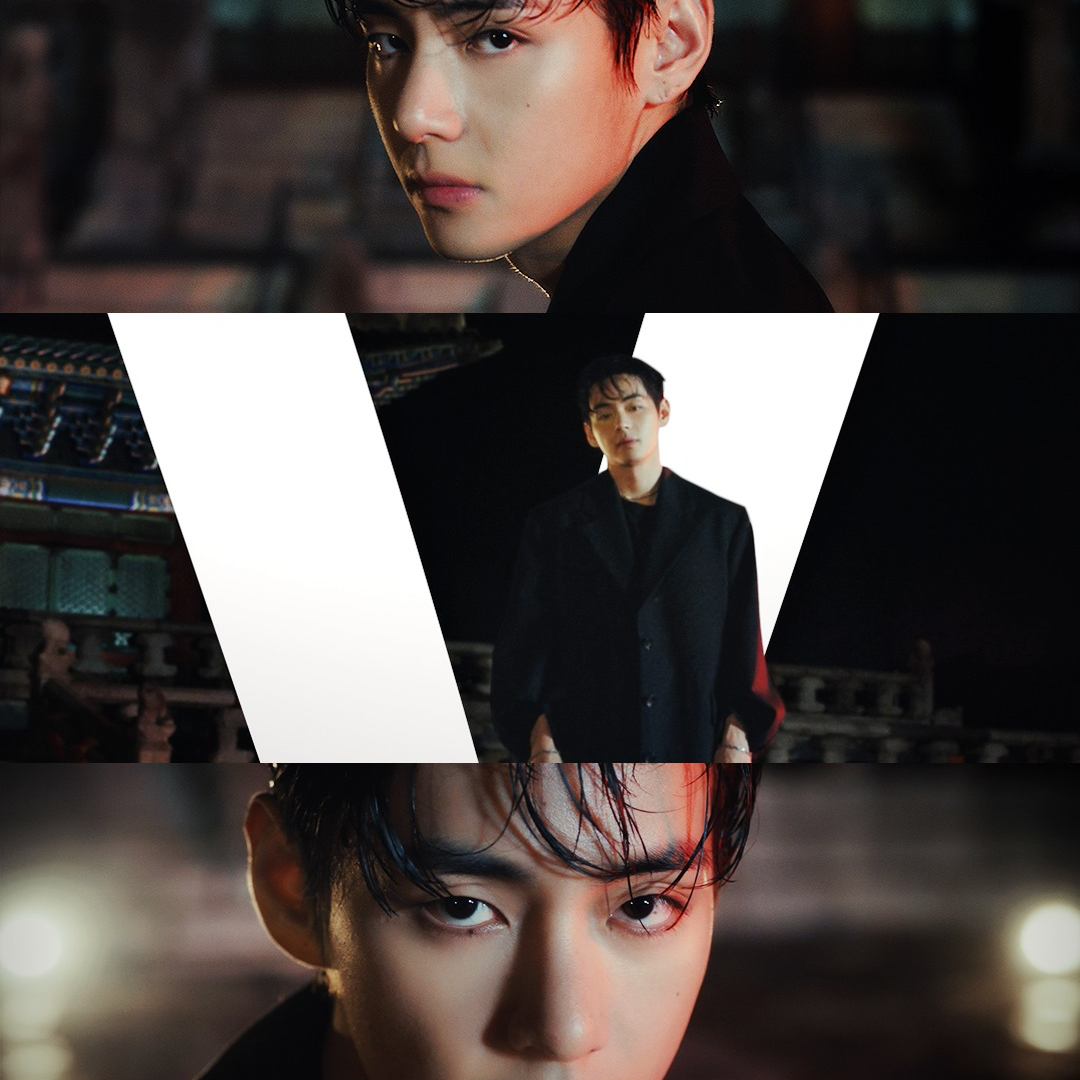 V (BTS)の舞台裏ショット
