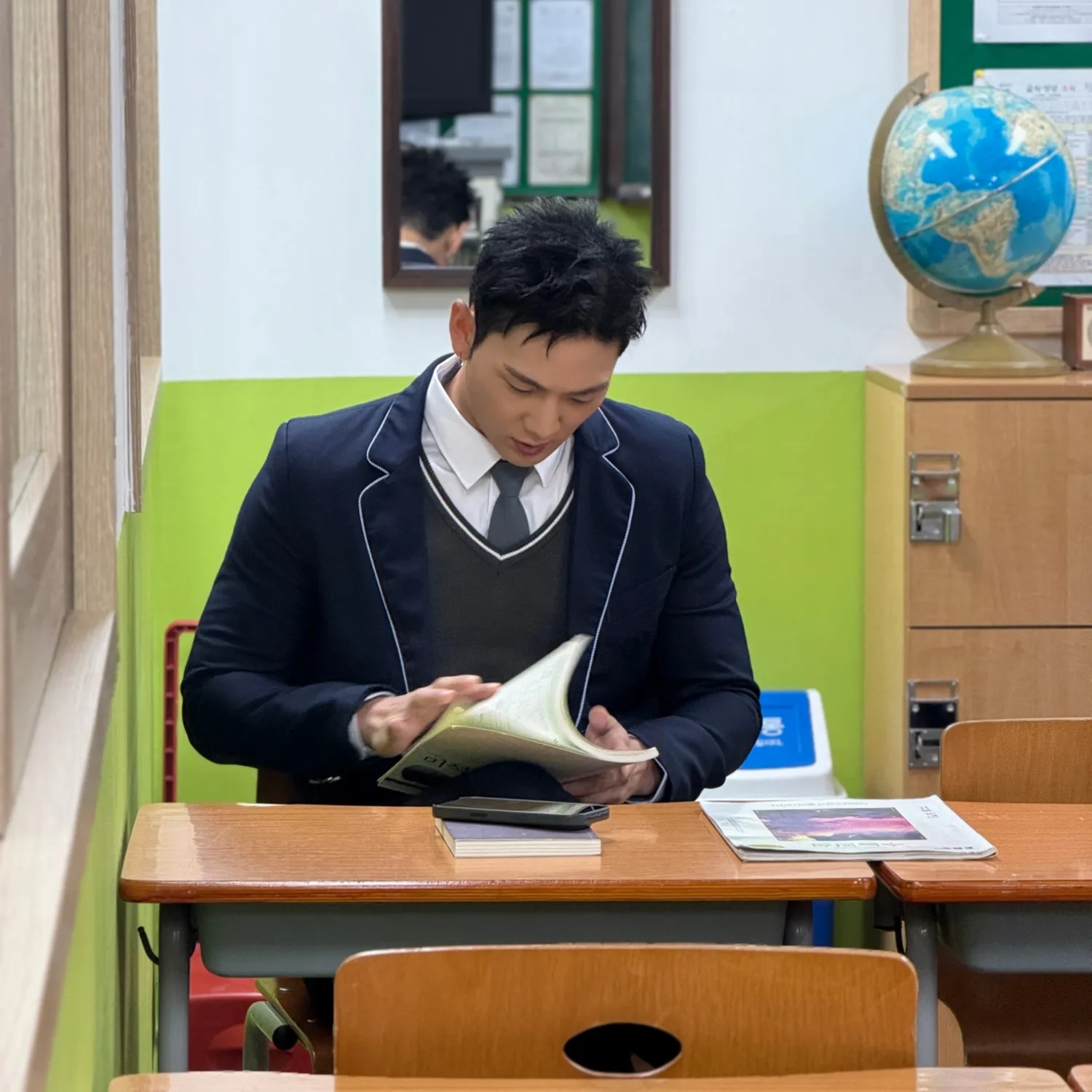 Momen yang diabadikan oleh penggemar Baekho