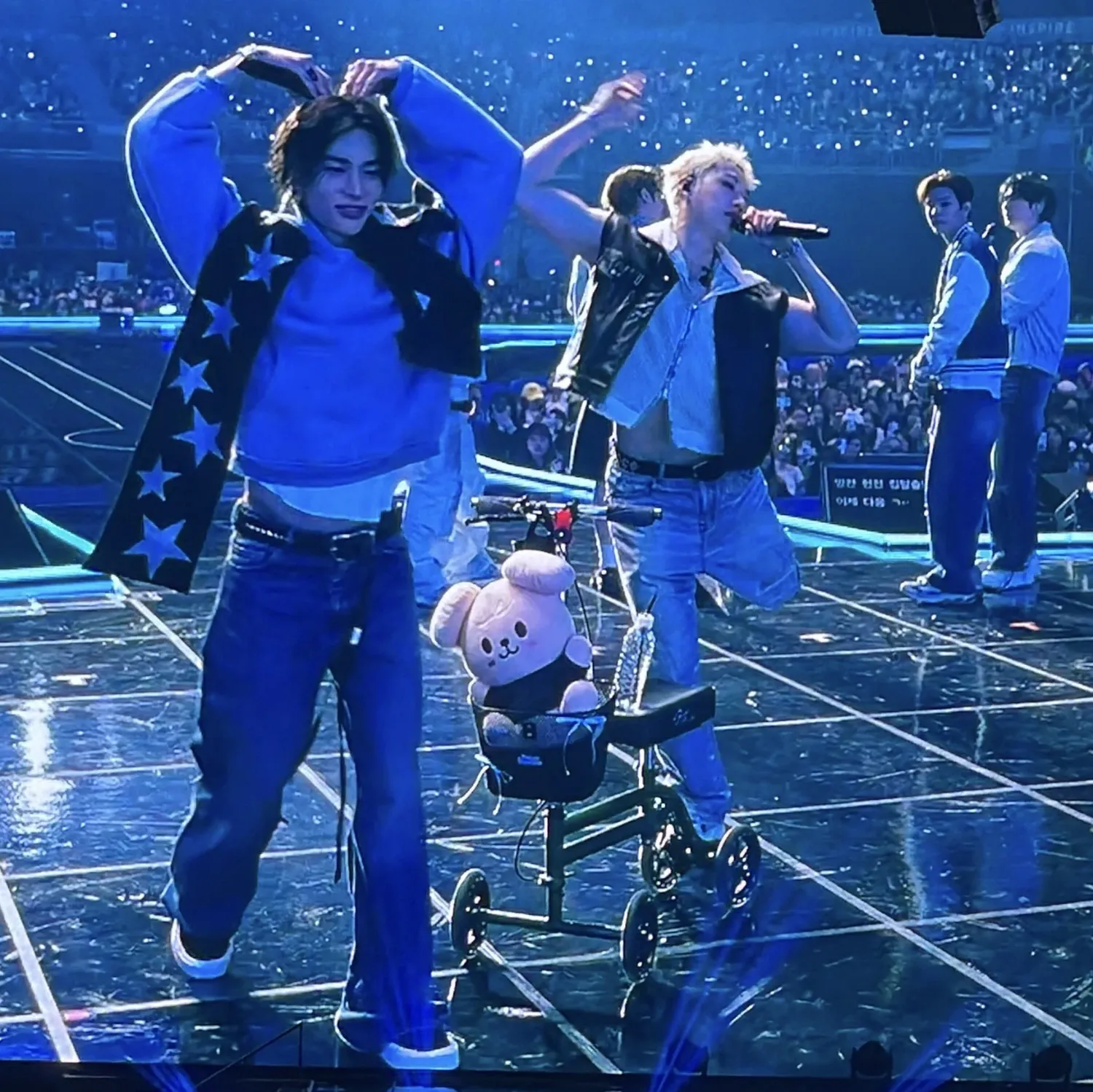 方燦 (Stray Kids)粉絲拍下的瞬間