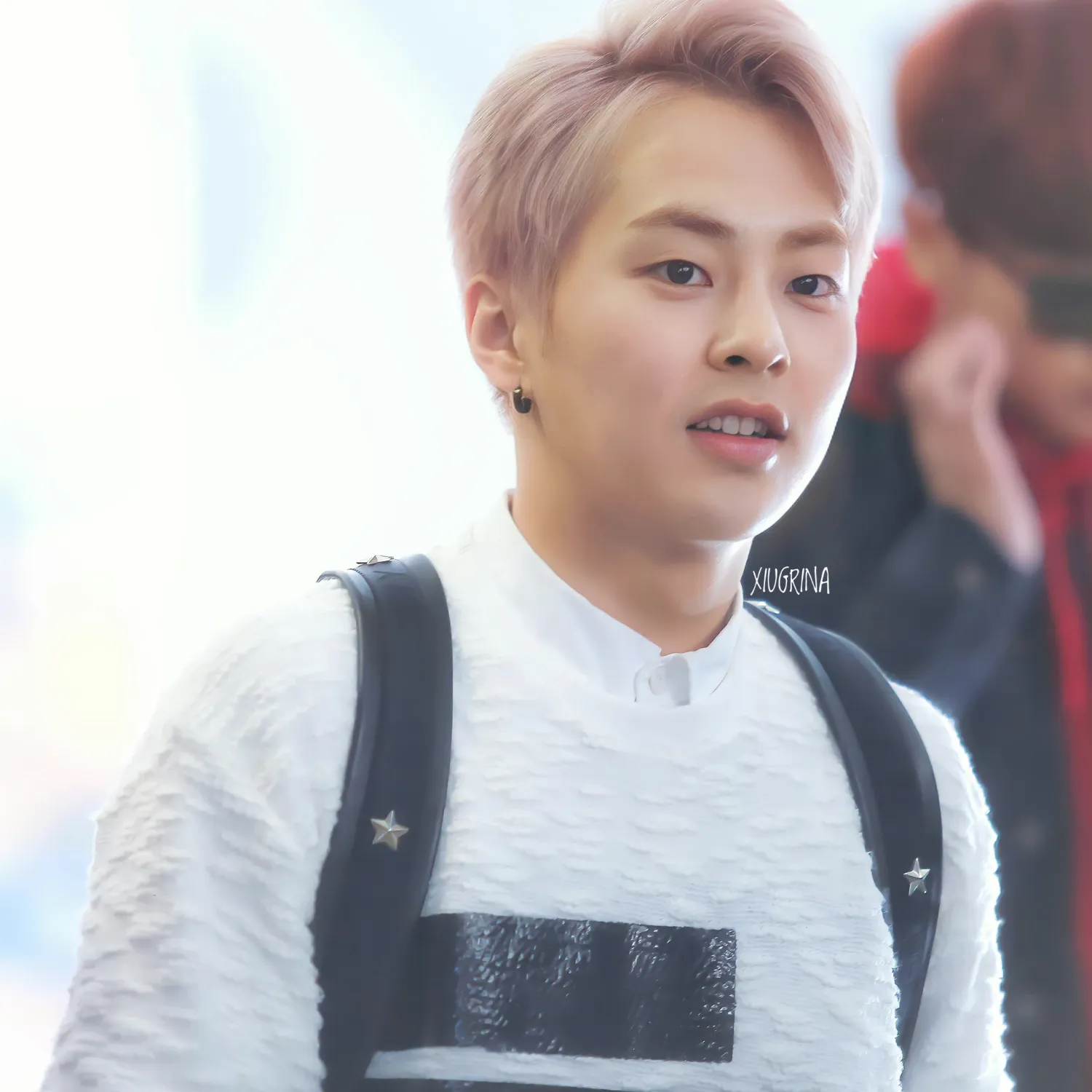 Recent activity shot of Xiumin (EXO)