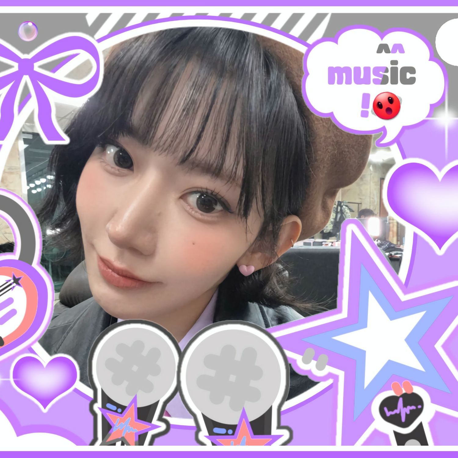 A moment captured by Sakura (LE SSERAFIM)'s fan