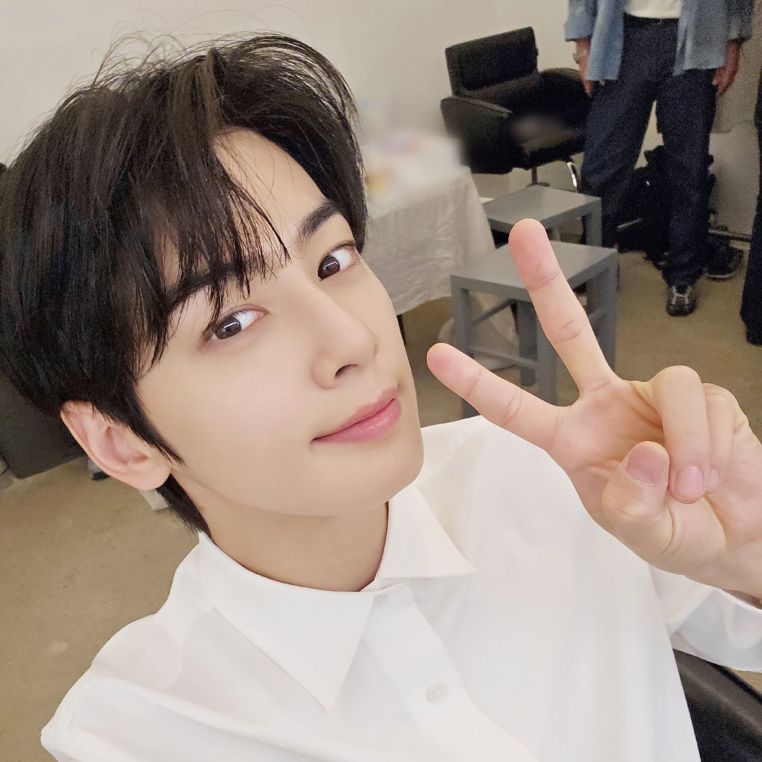 Recent activity shot of Eunwoo (ASTRO)