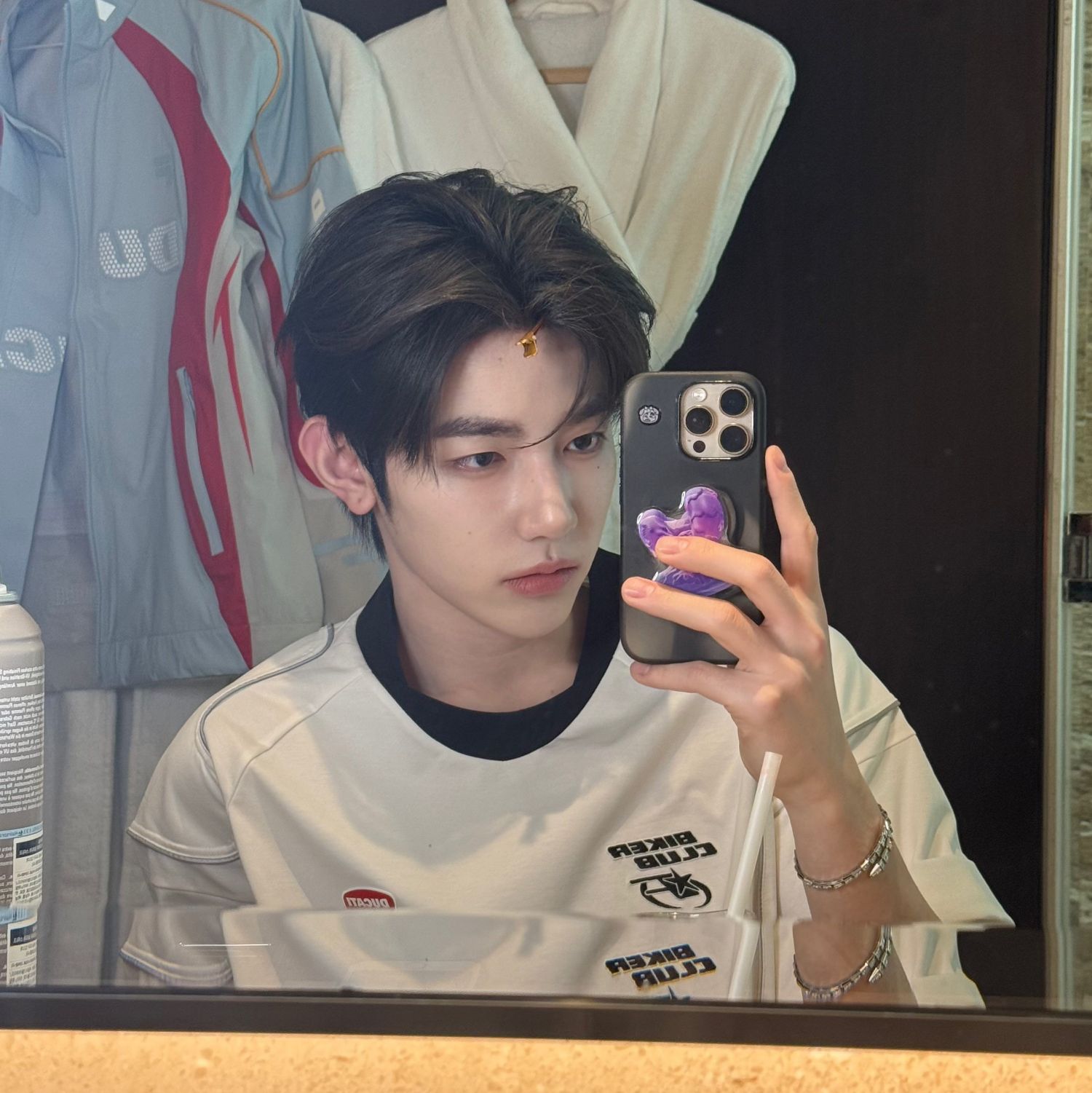 Recent activity shot of Zhang Hao (ZEROBASEONE)