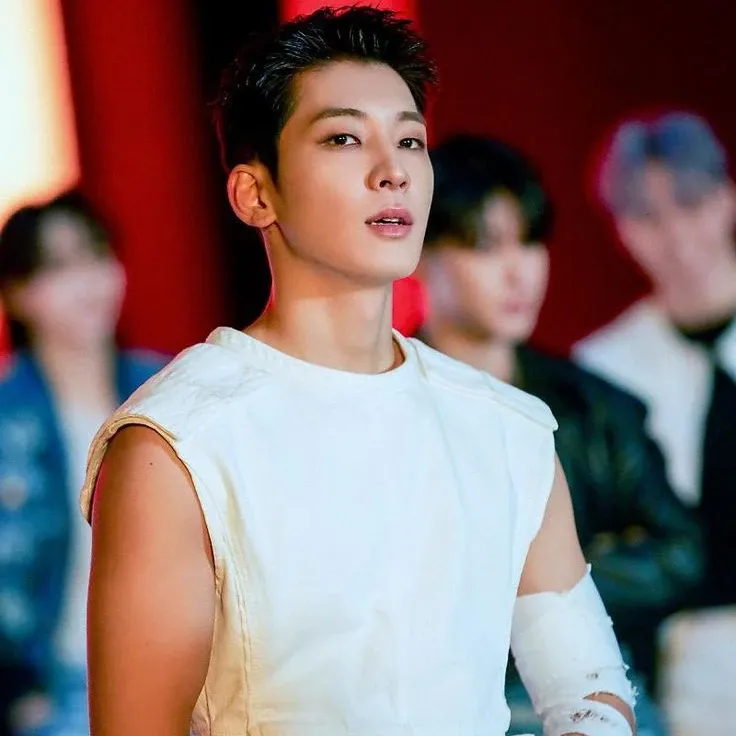 A moment captured by Wonwoo (SEVENTEEN)'s fan