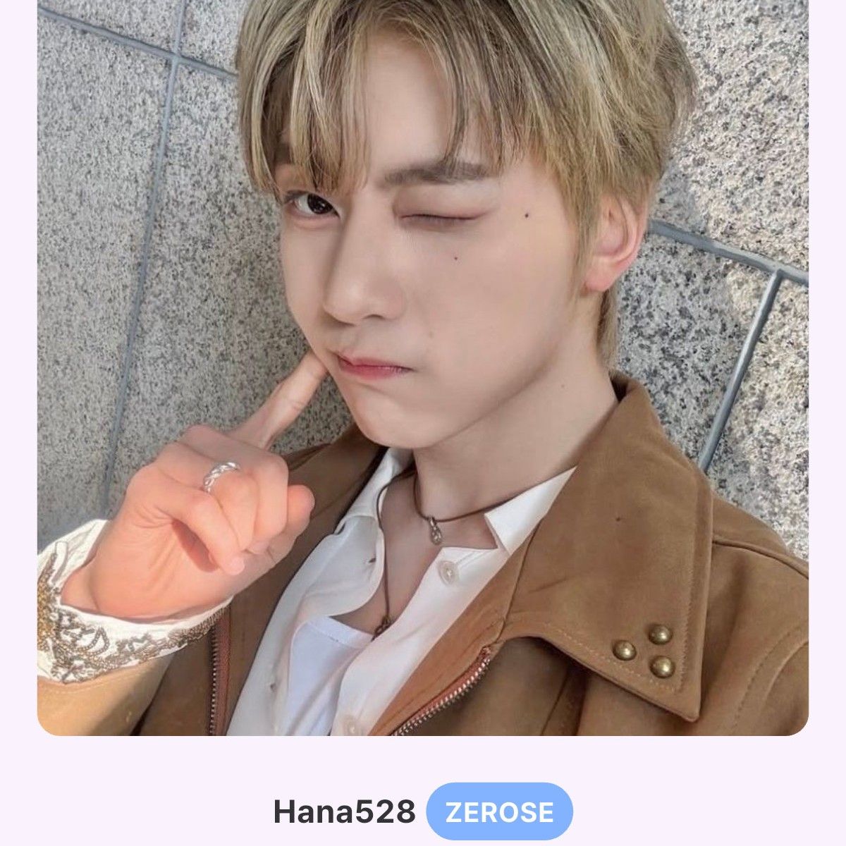 Recent activity shot of Seok Matthew (ZEROBASEONE)