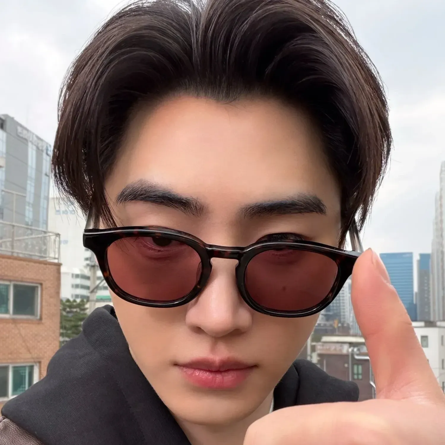 Recent activity shot of Sunghoon (ENHYPEN)