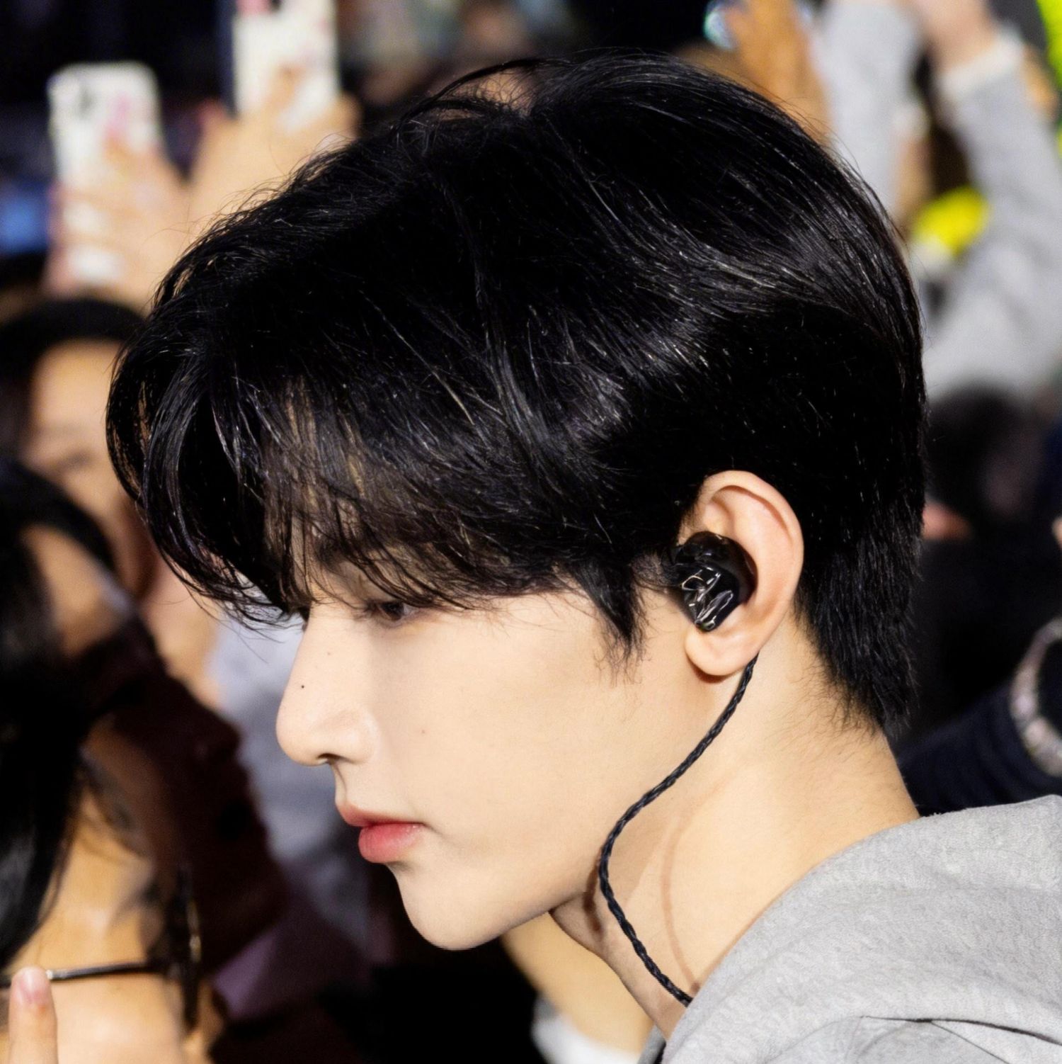 A moment captured by Zhang Hao's fan