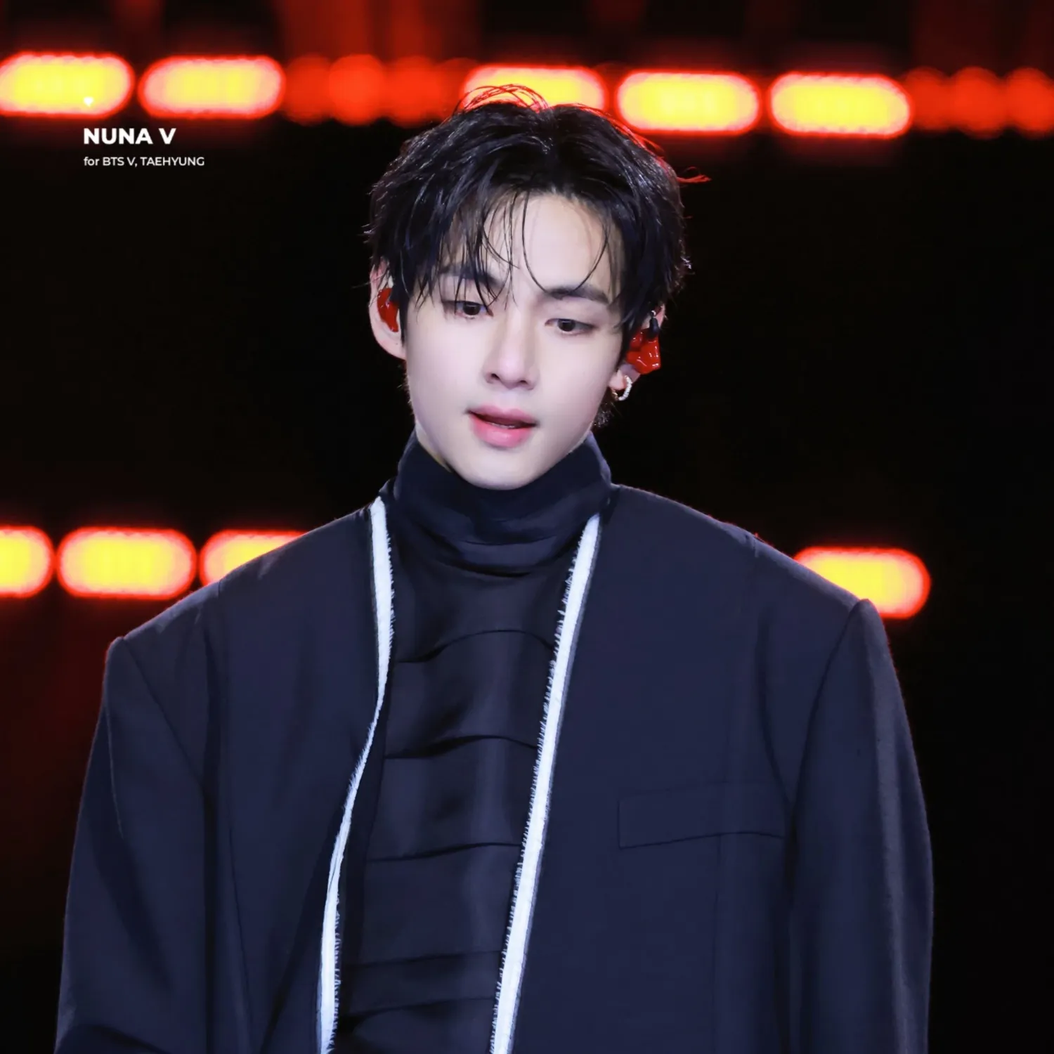 A moment captured by V (BTS)'s fan