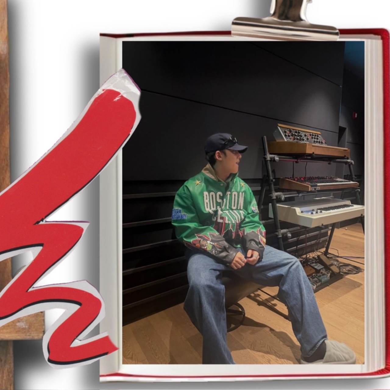 Recent activity shot of Mingyu (SEVENTEEN)