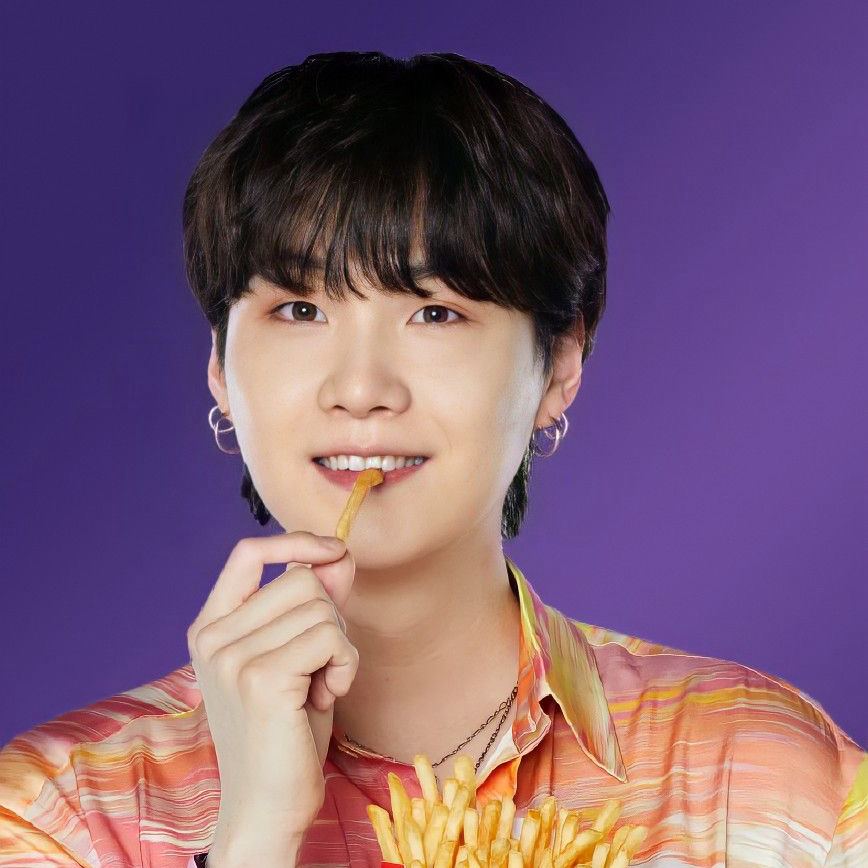 Recent activity shot of SUGA (BTS)