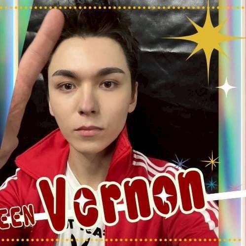Recent activity shot of Vernon (SEVENTEEN)