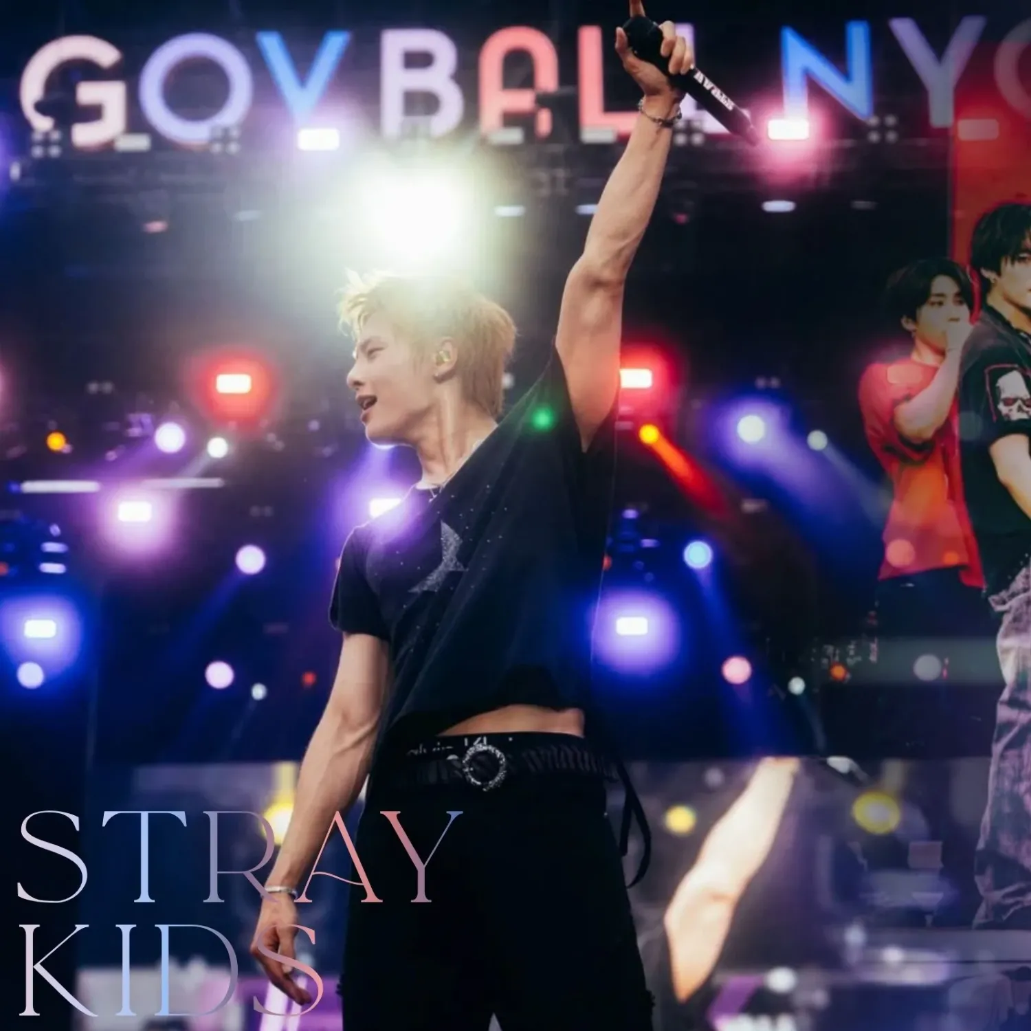 A moment captured by I.N (Stray Kids)'s fan