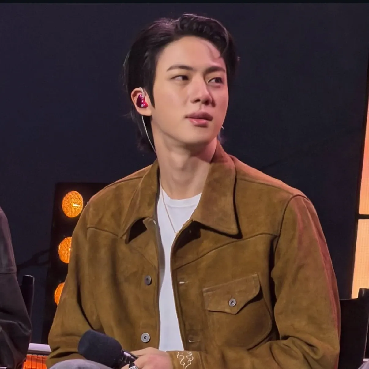 Recent activity shot of Jin (BTS)