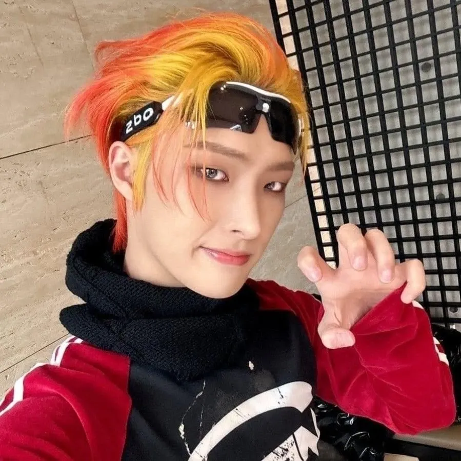 Recent activity shot of Mingi (ATEEZ)