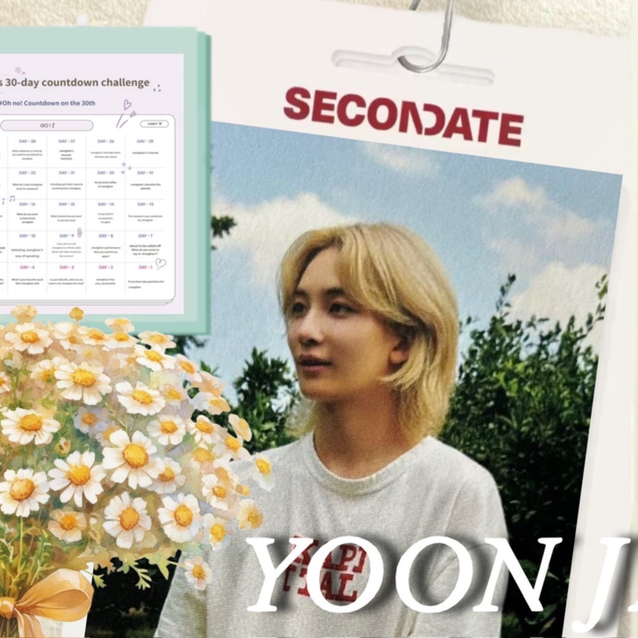 A moment captured by Jeonghan (SEVENTEEN)'s fan