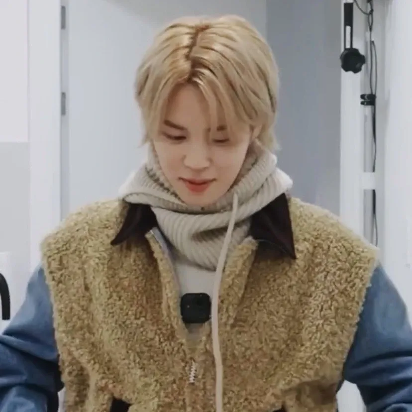 Recent activity shot of Jimin (BTS)
