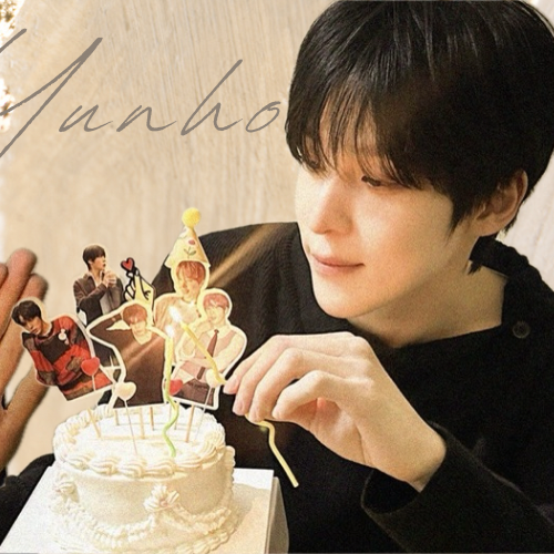 Recent activity shot of Yunho (ATEEZ)