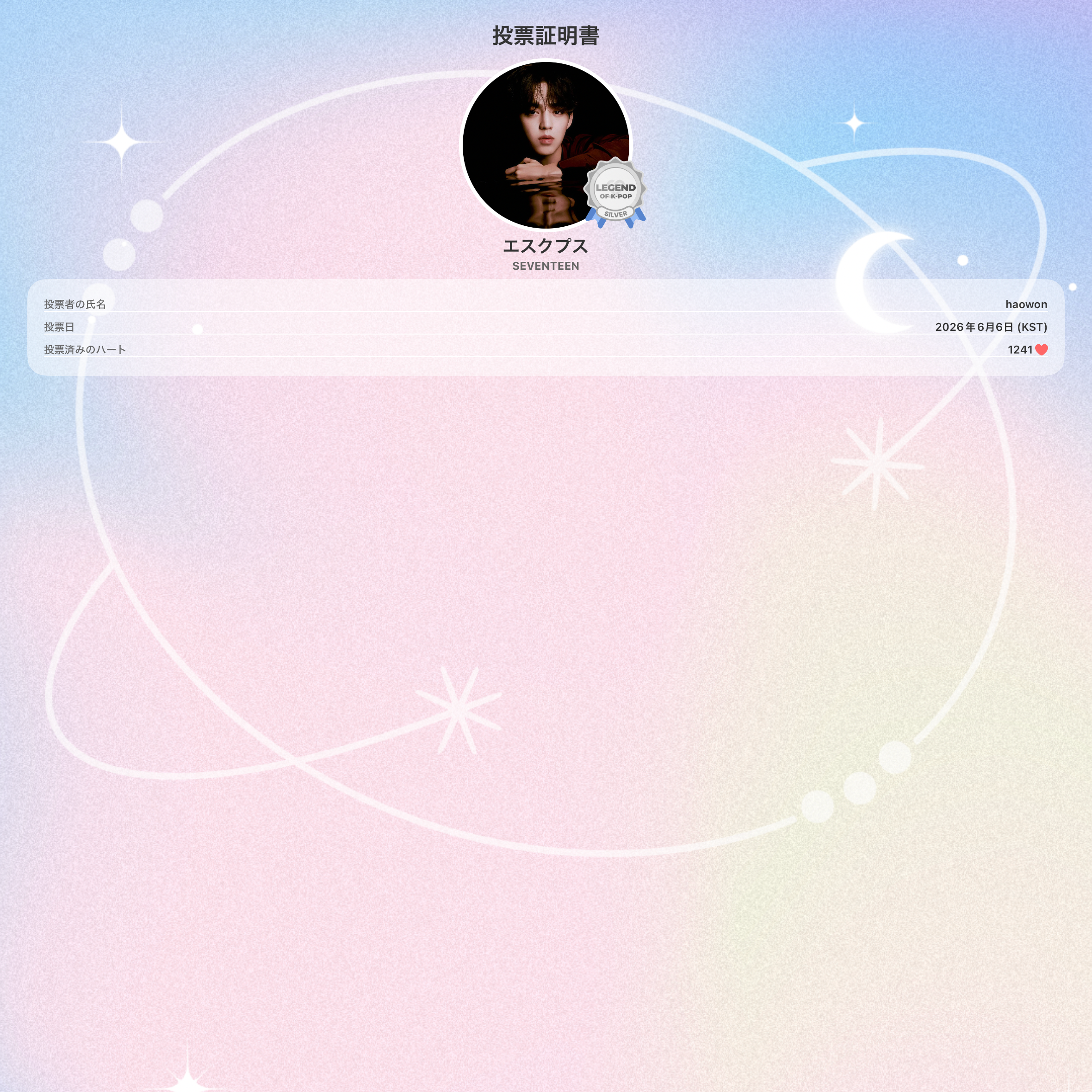 Recent activity shot of S.Coups (SEVENTEEN)