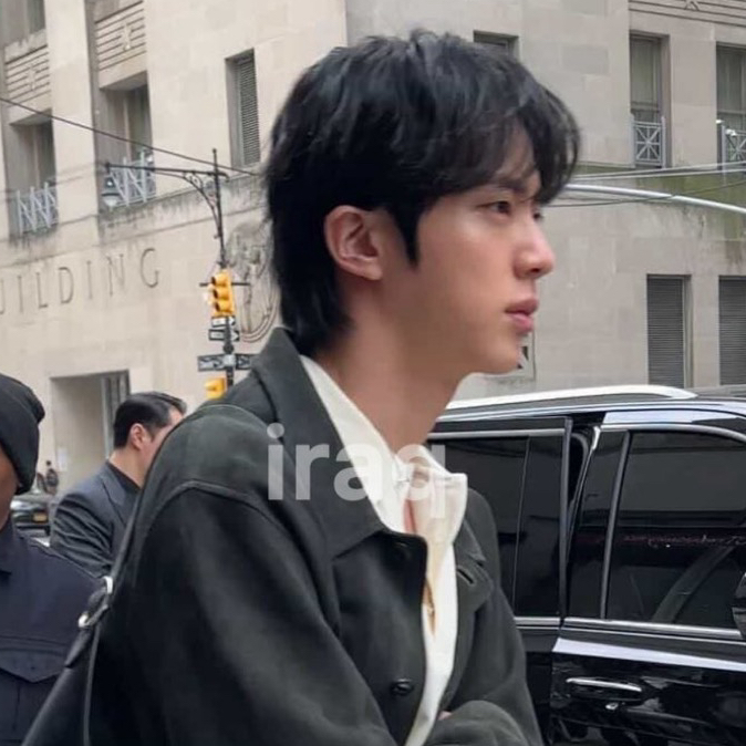A moment captured by Jin (BTS)'s fan