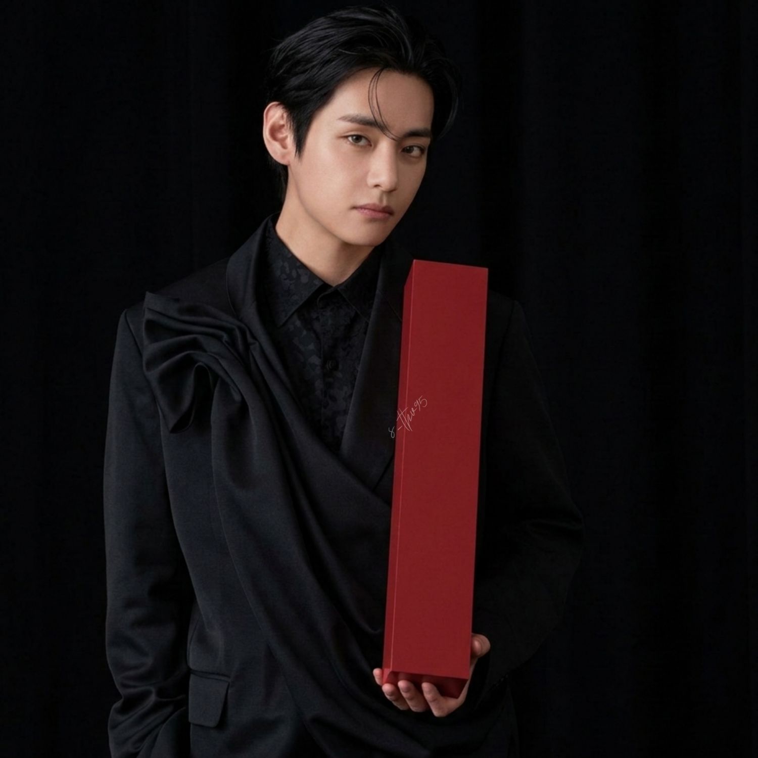 A moment captured by V (BTS)'s fan