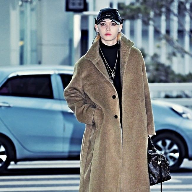 A moment captured by Felix (Stray Kids)'s fan