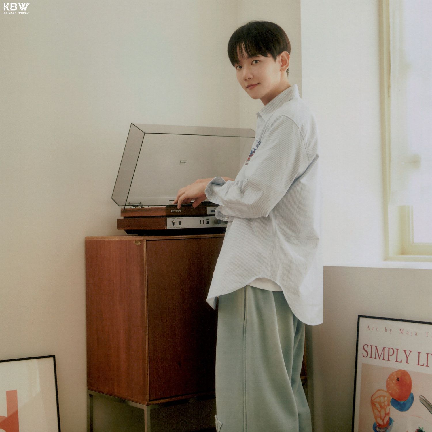 백현 (EXO)의 비하인드 컷