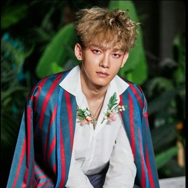 Recent activity shot of Chen (EXO)