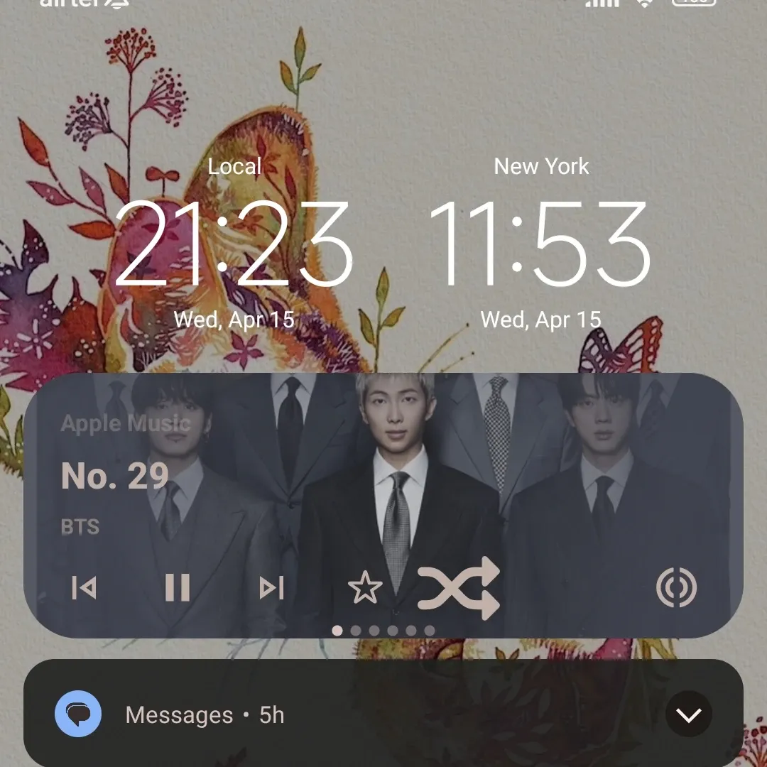 Momen yang diabadikan oleh penggemar BTS
