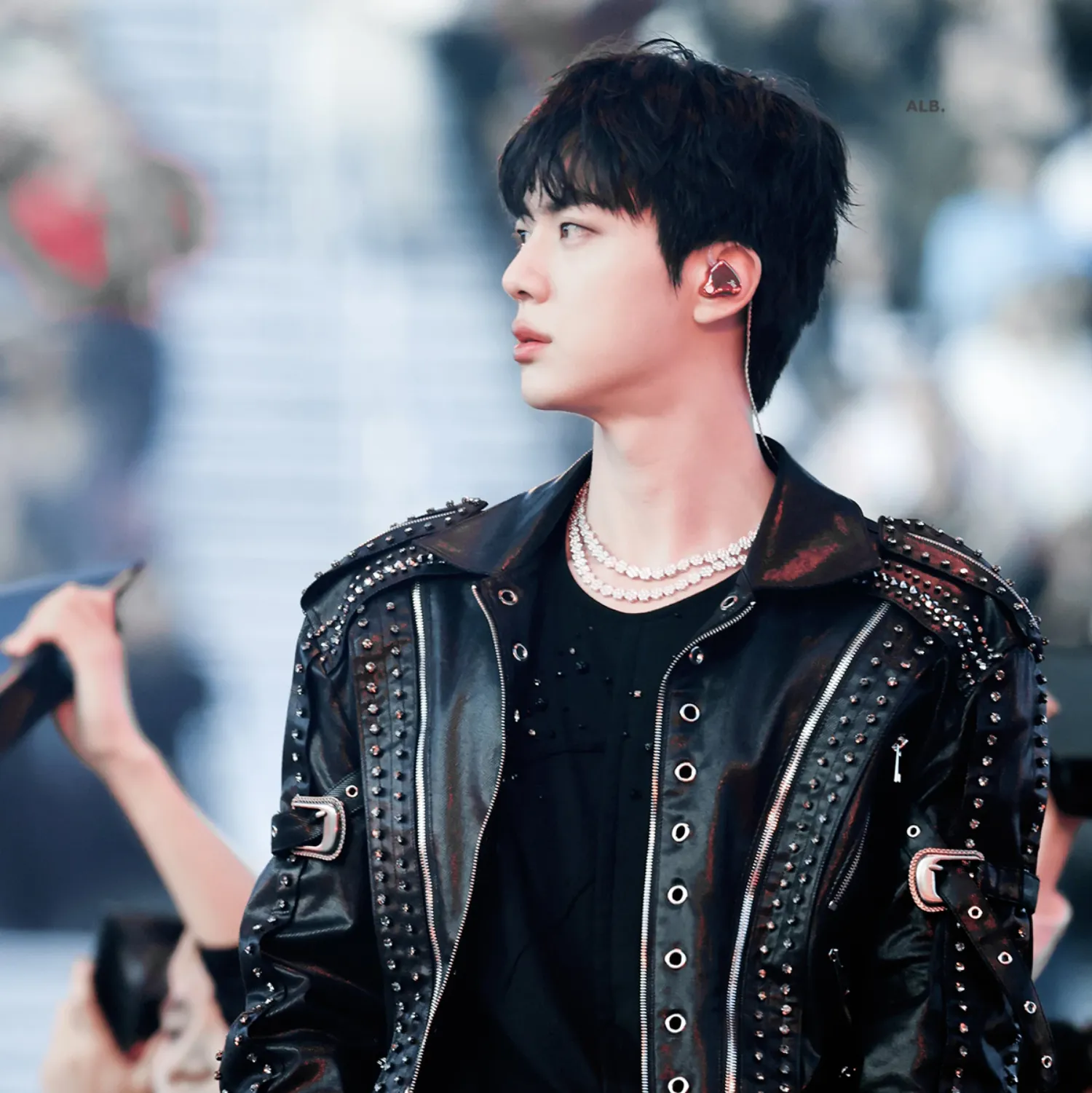 A moment captured by Jin (BTS)'s fan