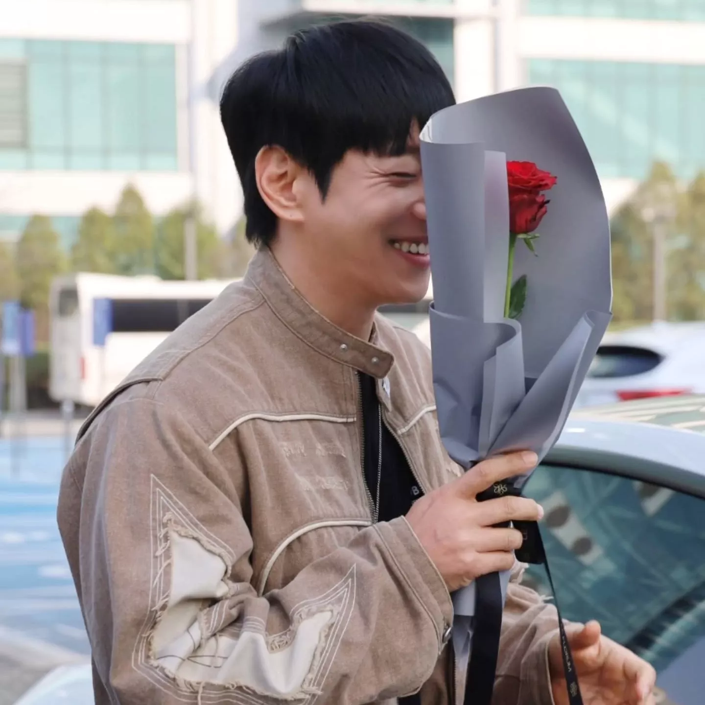 A moment captured by Hwang Chiyeol's fan