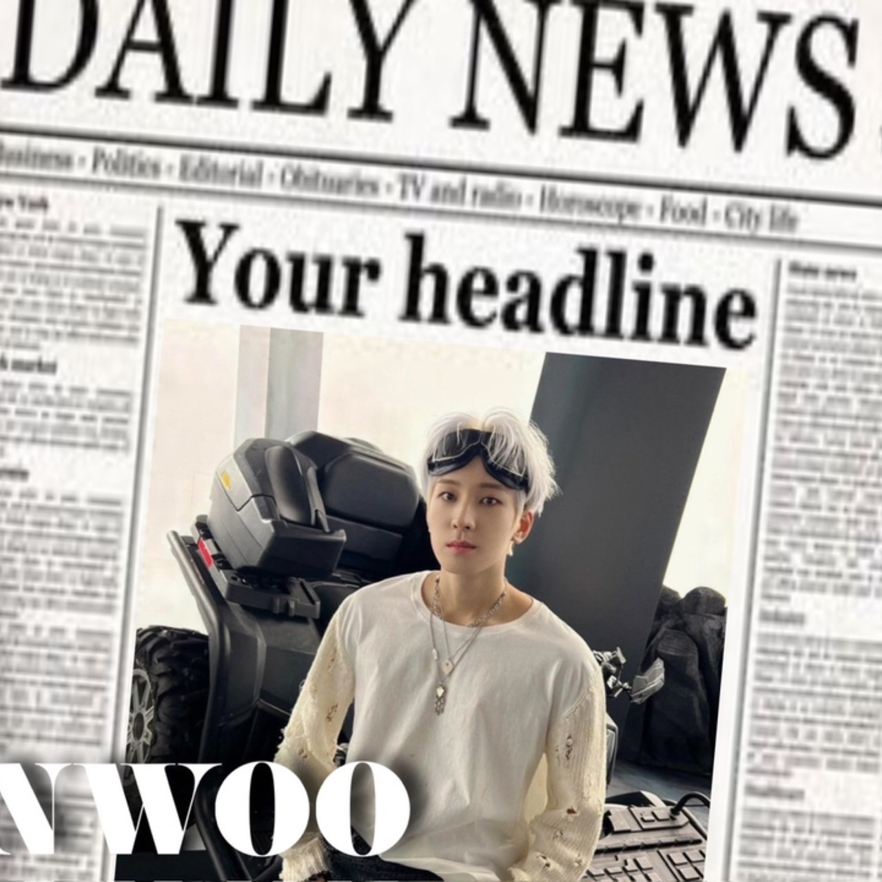 Recent activity shot of Wonwoo (SEVENTEEN)