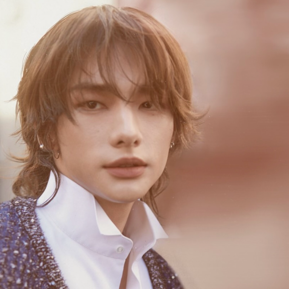 Recent activity shot of Hyunjin (Stray Kids)