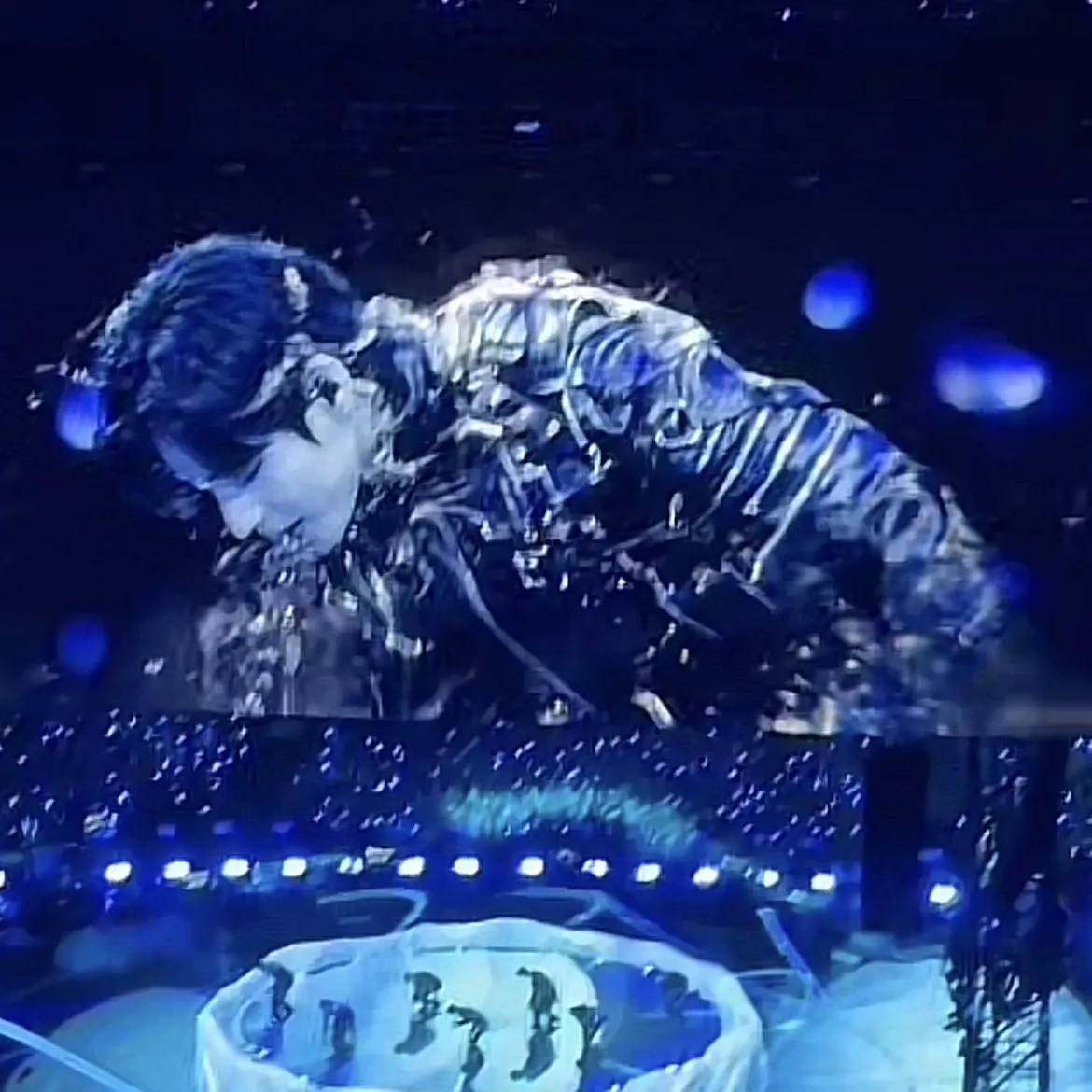 A moment captured by V (BTS)'s fan