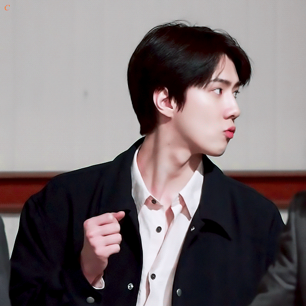 Recent activity shot of Sehun (EXO)