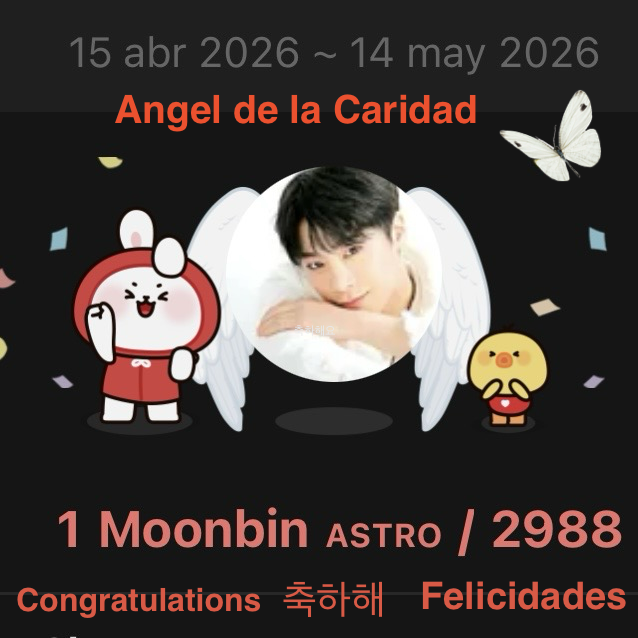 A moment captured by Moonbin (ASTRO)'s fan