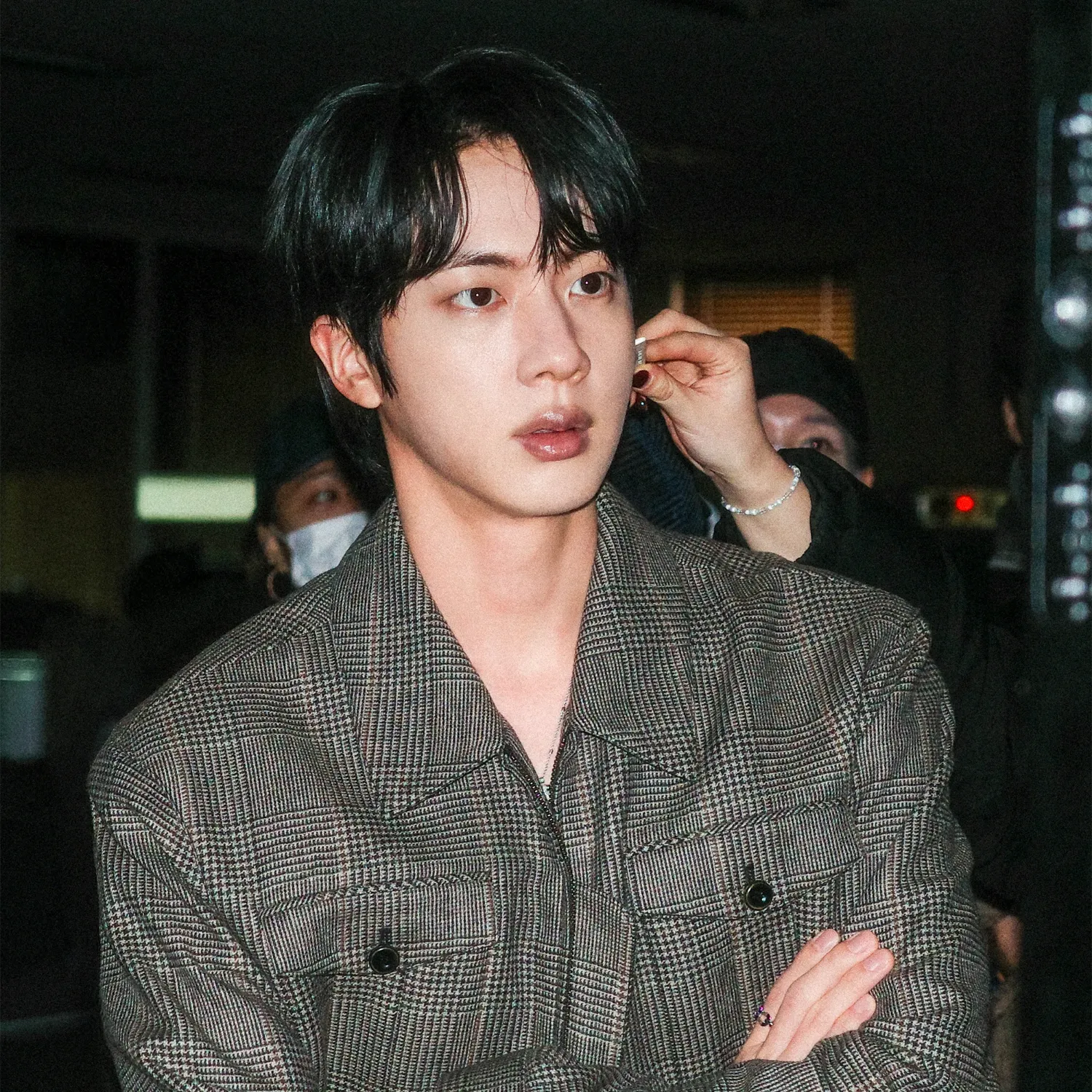 A moment captured by Jin (BTS)'s fan