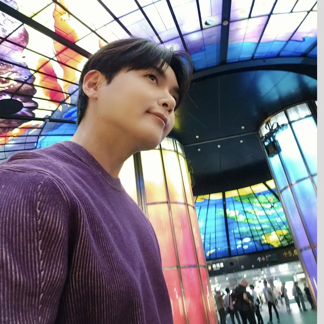 厲旭 (Super Junior)粉絲拍下的瞬間