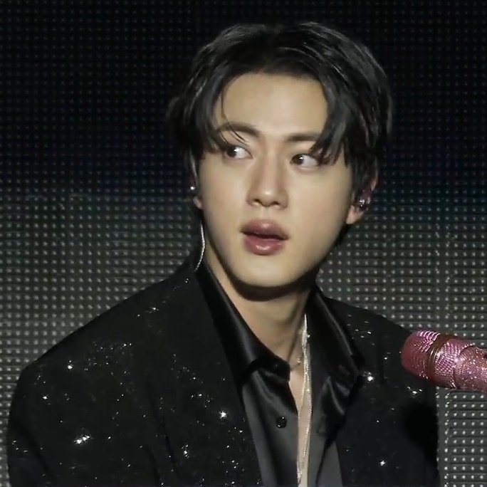 A moment captured by Jin (BTS)'s fan