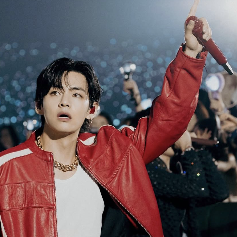 Momen yang diabadikan oleh penggemar V (BTS)