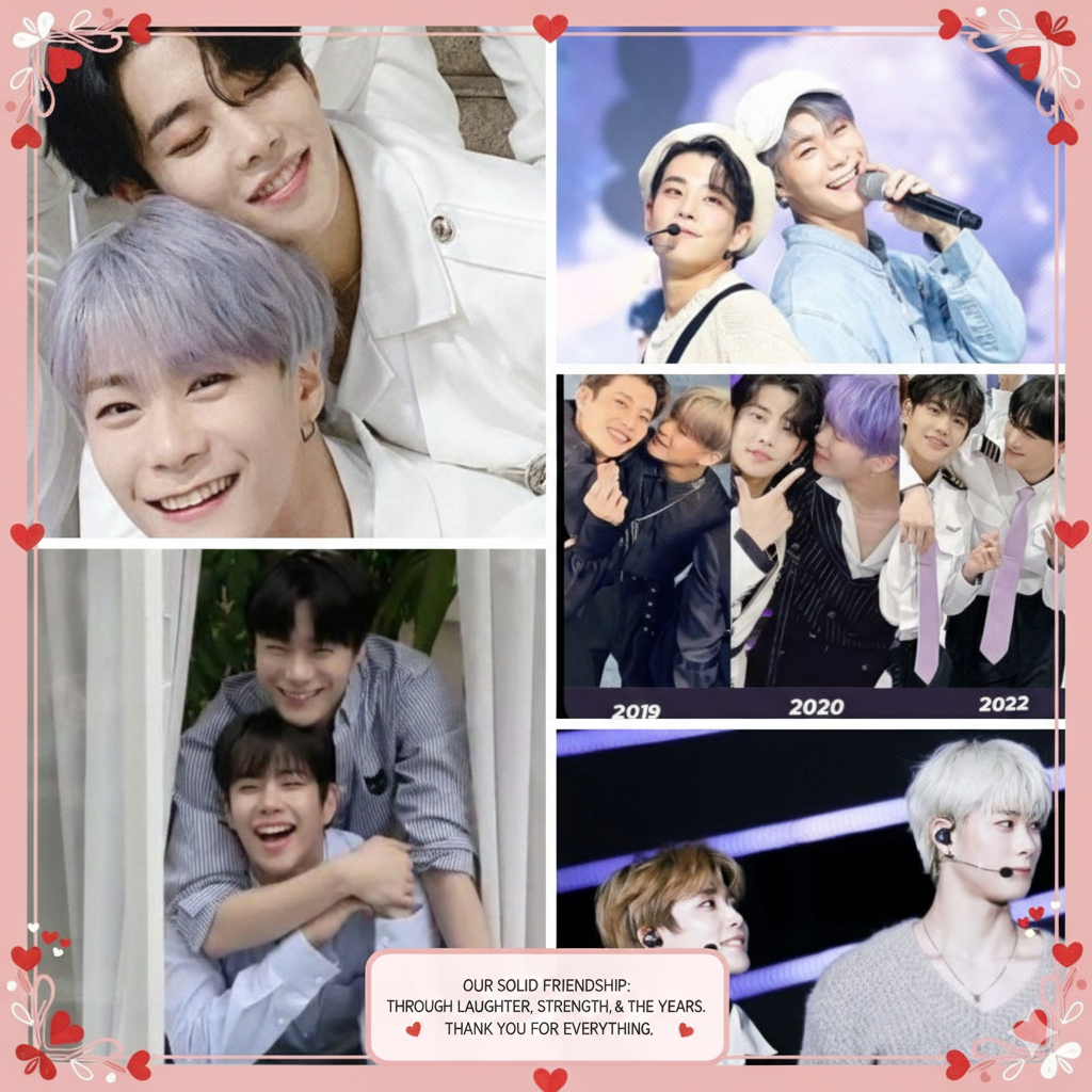 A moment captured by MJ (ASTRO)'s fan